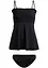 Tankini bandeau smocké (ens. 2 pces), bonprix