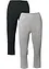 Lot de 2 leggings corsaire étroits, bonprix