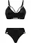 Brassière et string ouvert avec wet look (Ens. 2 pces.), bonprix