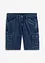 Bermuda cargo en jean, coton, Loose Fit, RAINBOW