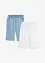 Lot de 2 bermudas extensibles, bonprix