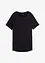 T-shirt long en viscose avec base arrondie, bonprix