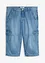 Jean cargo 3/4 Regular droit et extensible, bonprix