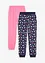 Lot de 2 pantalons de pyjama pour fille, bonprix