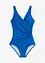 Maillot 1 pièce sculptant, maintien modéré, style portefeuille, bonprix
