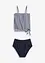 Tankini oversize (ens. 2 pces) à bretelles amovibles, bonprix