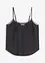 Top avec broderies anglaises 100% coton, bonprix