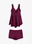Tankini long (ens. 2 pces) à larges bretelles, bonprix
