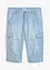 Jean cargo 3/4 Regular droit et extensible, bonprix