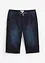 Long bermuda en jean extensible, Regular, bonprix