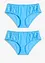 Lot de 2 slips Maxi avec dentelle, bonprix