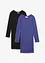 Lot de 2 robes en jersey coton extensible, bonprix