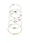 Set de bracelets (ens. 5 pces), bonprix