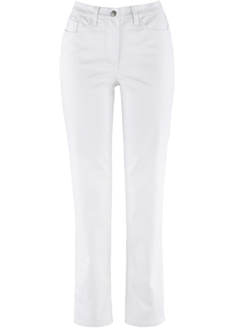 BPC Bonprix Stretch-Pantalon 3//4 taille 42 Blanc