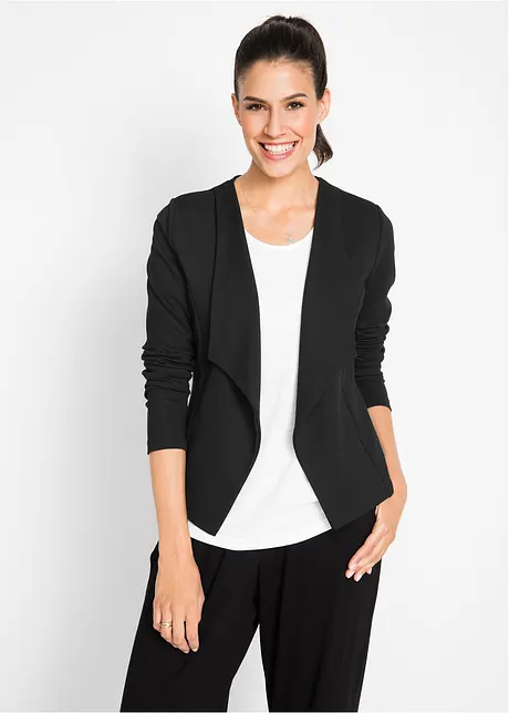 Blazer en jersey viscose mélangée, bonprix