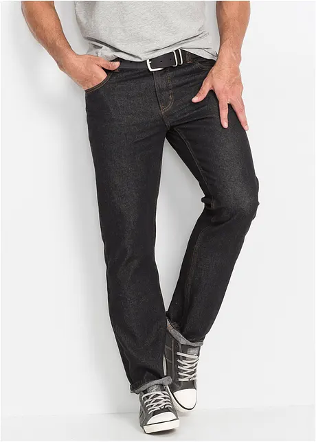 Jean Straight Regular Fit en denim non déformable, bonprix