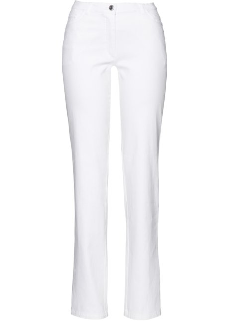 BPC Bonprix Stretch-Pantalon 3//4 taille 42 Blanc