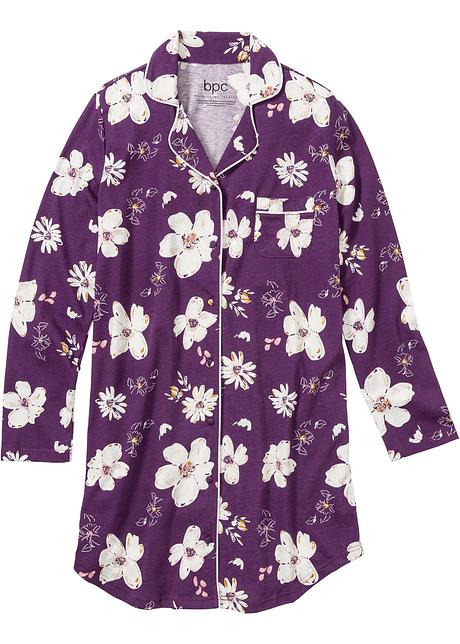 chemise de nuit boutonnée