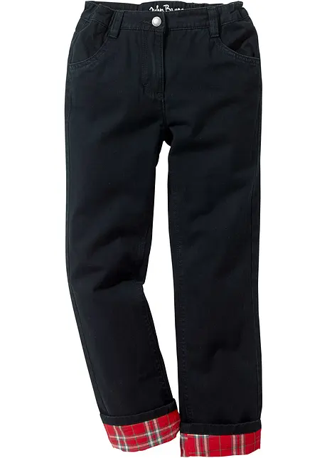 Pantalon thermo avec doublure flanelle chaude, bonprix