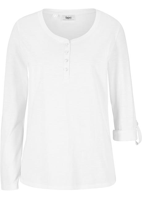 t shirt blanc femme manches longues
