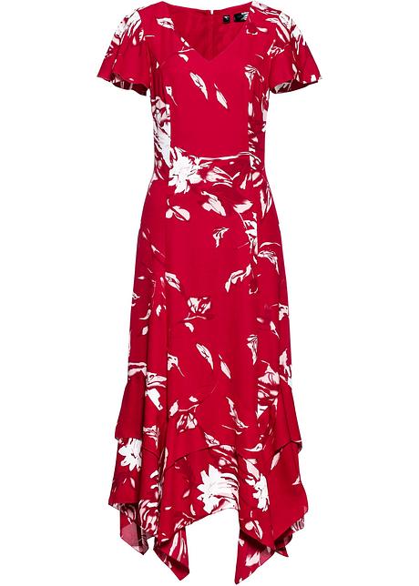 bon prix robe longue rouge