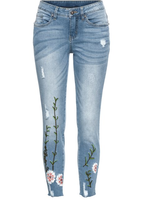 George Denim Skinny Filles fabuleux Broderie Jeans Taille 5-6 ans NEUF 