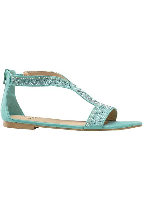 sandales turquoise