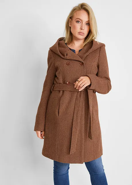 Manteau court à teneur en laine, bonprix