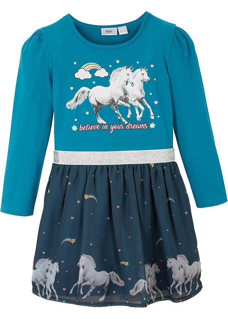 robe turquoise fille