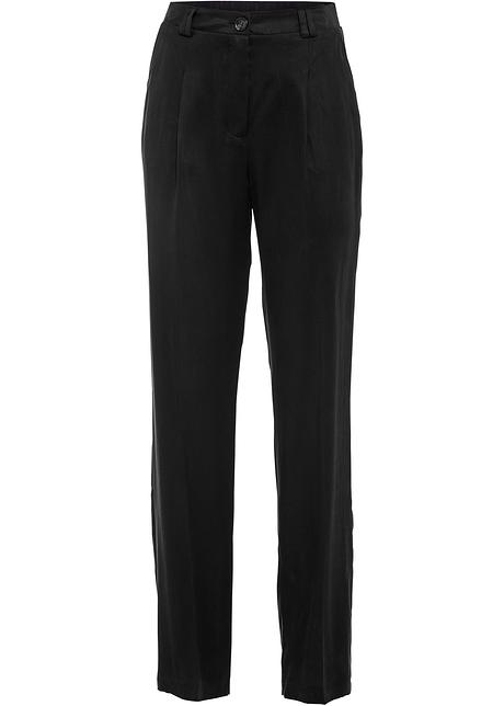 Pantalon A Pinces Noir