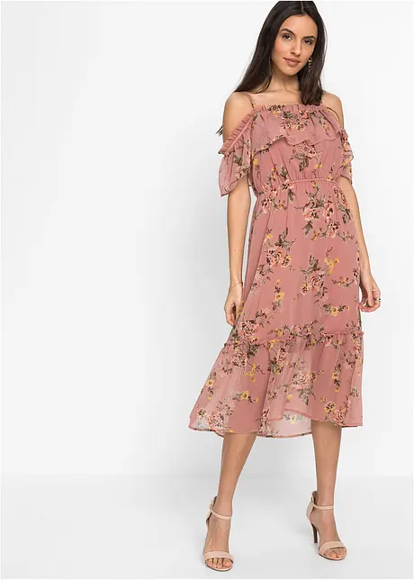 Robe à épaules dénudées, bonprix