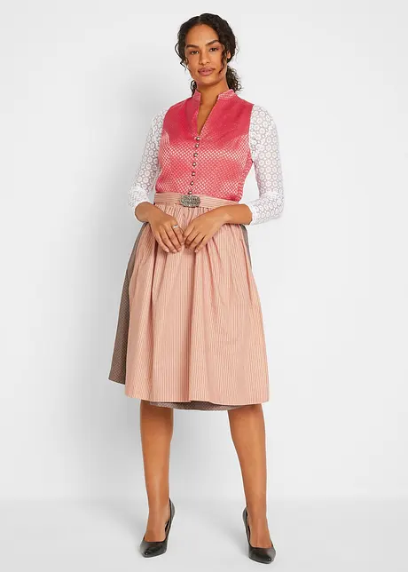 Dirndl confort, longueur genou (ens. 2 pces), bonprix