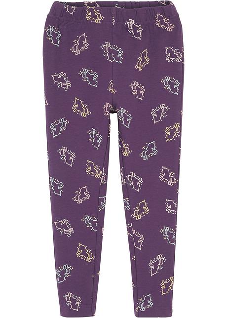 legging violet fille