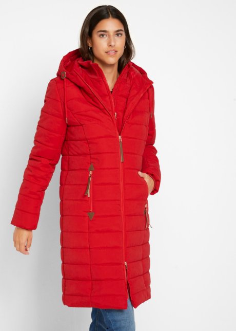 manteau rouge femme bon prix