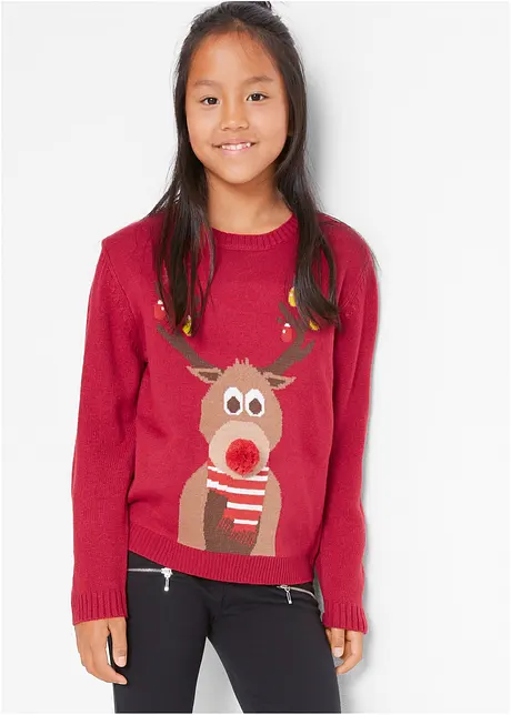 Pull de Noël garçon, bonprix