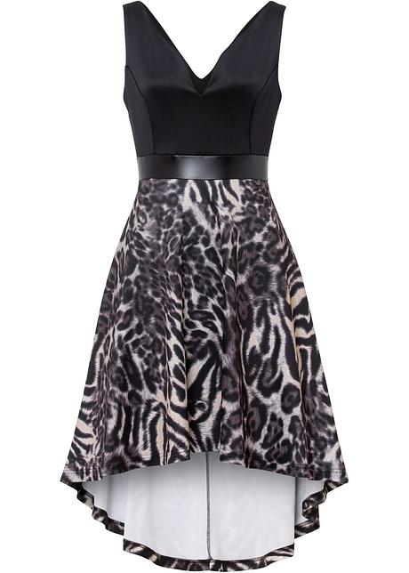 robe leopard courte