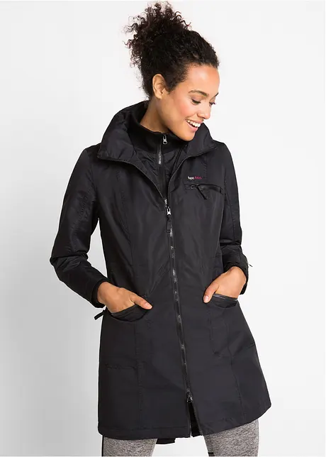 Parka de mi-saison fonctionnelle 2 en 1 à capuche, imperméable, bonprix