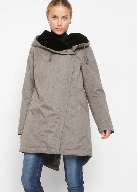 Parka fonctionnelle avec polaire peluche, bonprix