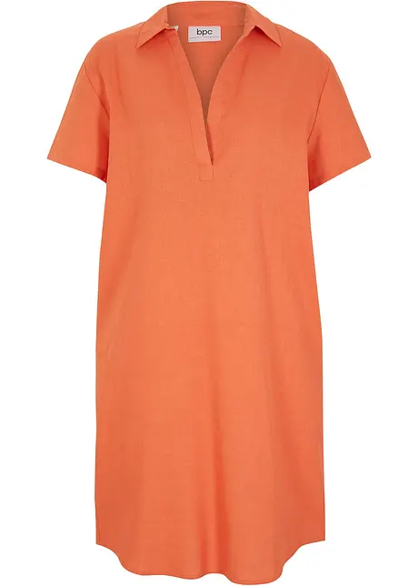 Robe-tunique légère en lin mélangé, bonprix