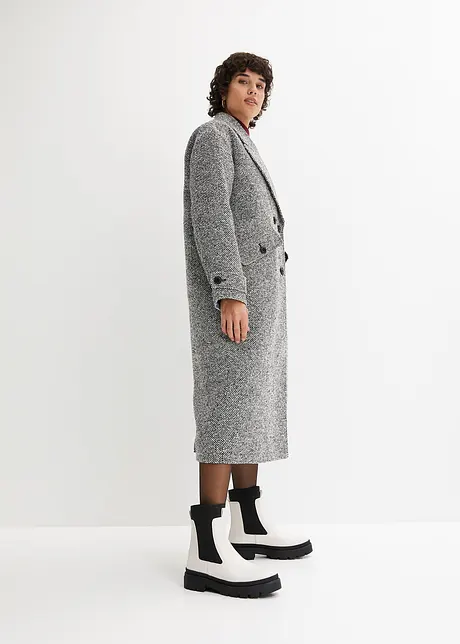 Manteau poivre et sel, bonprix