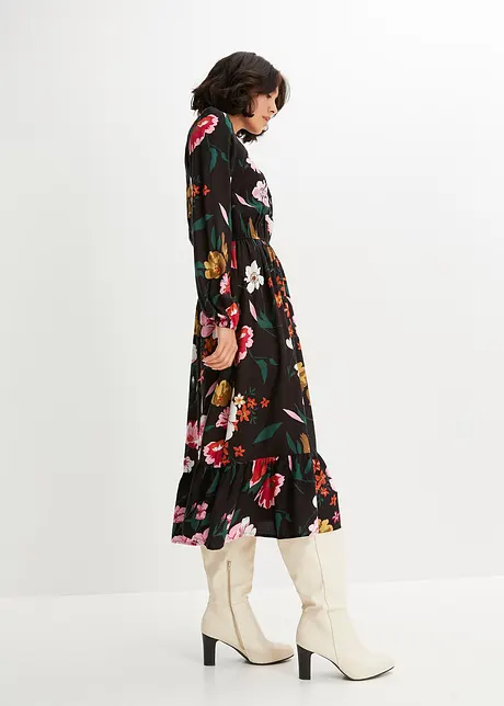 Robe midi imprimée, bonprix