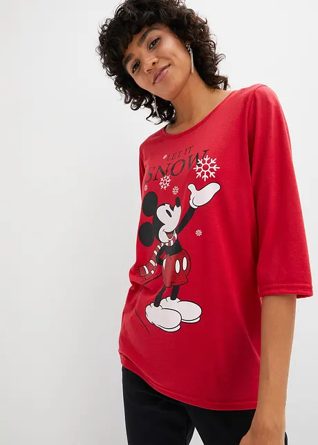 T-shirt manches 3/4 à imprimé Mickey Mouse, Disney