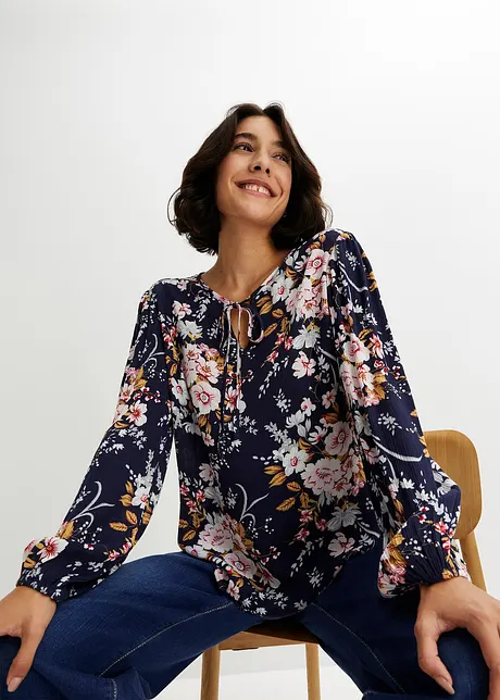 Blouse imprimée en viscose, bonprix