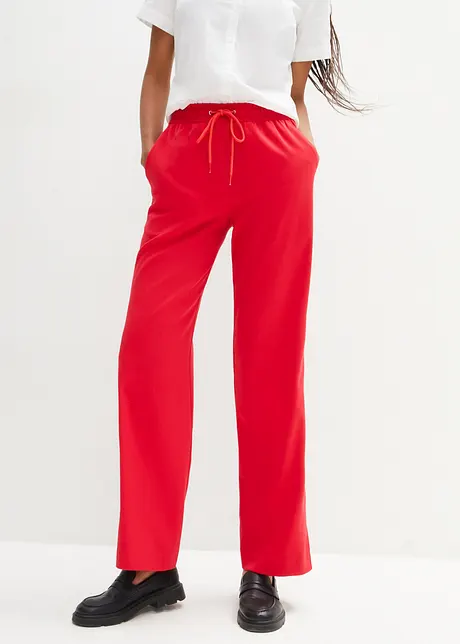 Pantalon ample et taille haute, long, bpc bonprix collection