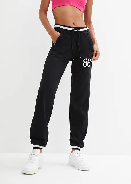 Pantalon sweat avec poches refermables, bonprix