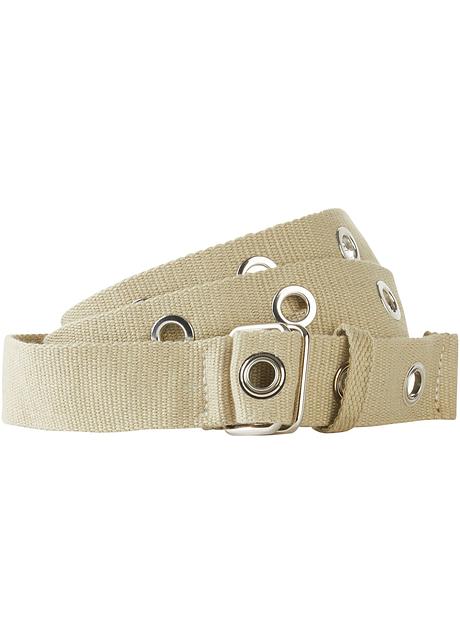 Ceinture tendance à œillets en métal - vert brume