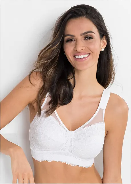 Soutien-gorge grand maintien sans armatures avec bretelles rembourrées, bonprix