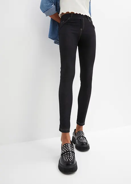 Legging aspect jean noir stone