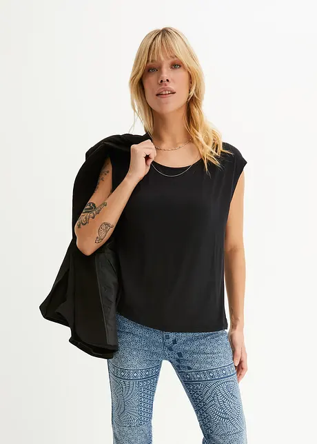 T-shirt en viscose extensible, bonprix