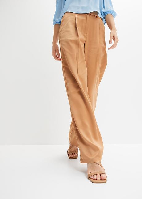 Pantalon à pinces tendance - café liégeois